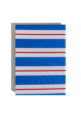 Baby Fitted Sheet (Blue Stripes)