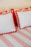 karavan clothing planet homeware collection spring summer 25 fitted sheet 160x200 hearts