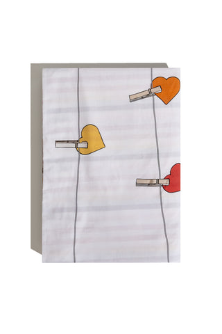 Baby Duvet Cover (Hearts)
