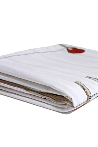 Baby Duvet Cover (Hearts)