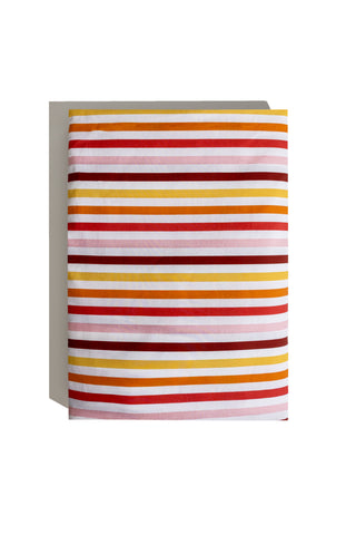 Baby Fitted Sheet (Multicolor Stripes)