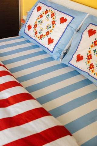 Fitted Sheet (Light Blue)