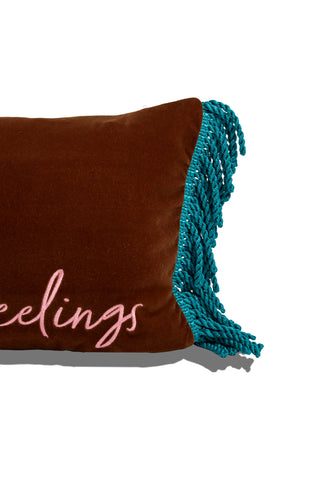 Velvet Pillow Case (Brown)