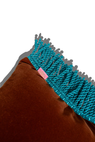 Velvet Pillow Case (Brown)