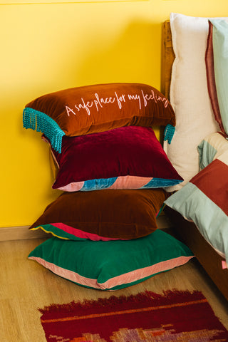 Velvet Pillow Case (Brown)