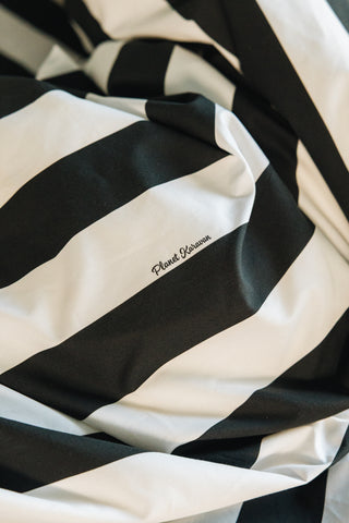 karavan clothing planet homeware collection fall winter 25 26 duvet cover black white stripes