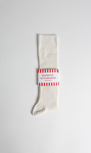 Classic Socks (Ivory)