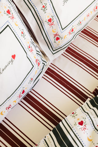 karavan clothing planet homeware collection fall winter 25 26 fitted sheet christmas