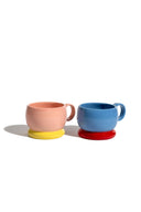 karavan clothing fashion spring summer 25 planet karavan donut coffee mug light blue