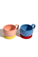 karavan clothing fashion spring summer 25 planet karavan donut coffee mug pink