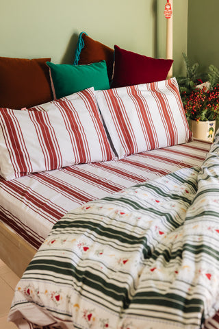 karavan clothing planet homeware collection fall winter 25 26 pillow case set christmas