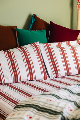 karavan clothing planet homeware collection fall winter 25 26 fitted sheet christmas