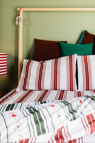 karavan clothing planet homeware collection fall winter 25 26 fitted sheet christmas