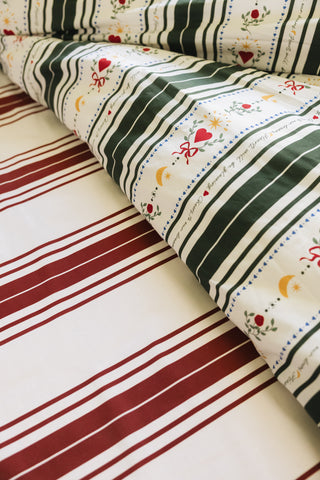 karavan clothing planet homeware collection fall winter 25 26 fitted sheet christmas