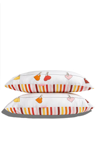 Baby Pillow Case (Hearts)