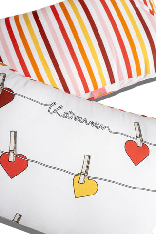 Baby Pillow Case (Hearts)