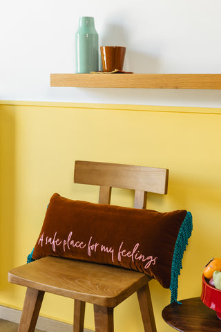 Velvet Pillow Case (Brown)