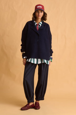 karavan clothing fashion fall winter 25 homecoming krvn collection dominga trousers blue