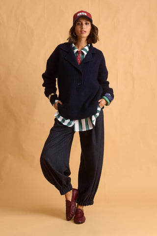 karavan clothing fashion fall winter 25 homecoming krvn collection dominga trousers blue