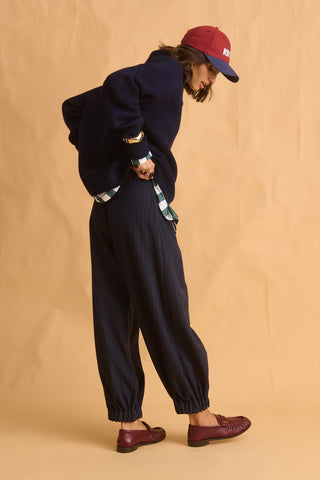 karavan clothing fashion fall winter 25 homecoming krvn collection dominga trousers blue