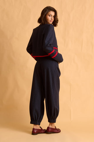 karavan clothing fashion fall winter 25 homecoming krvn collection dominga trousers blue