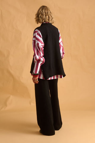 karavan clothing fashion fall winter 25 homecoming krvn collection drury knitted vest black