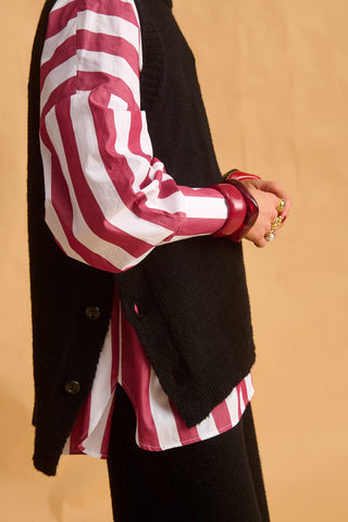 karavan clothing fashion fall winter 25 homecoming krvn collection drury knitted vest black