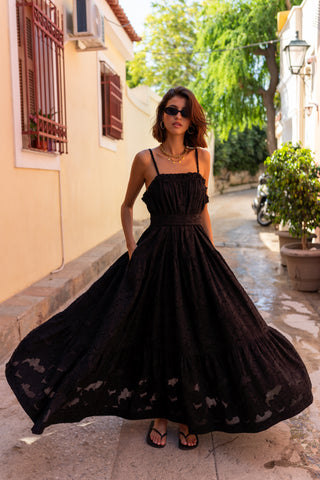karavan clothing fashion spring summer 26 nai special issue collection bessie maxi dress black