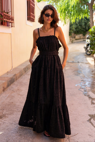 karavan clothing fashion spring summer 26 nai special issue collection bessie maxi dress black