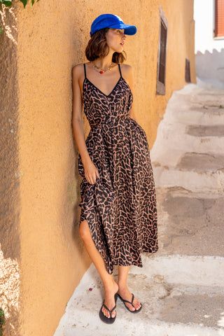 karavan clothing fashion spring summer 26 nai special issue collection tati dress ocelot pattern