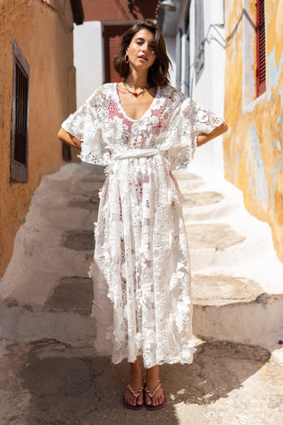 karavan clothing fashion spring summer 26 nai special issue collection cameron dress white lace