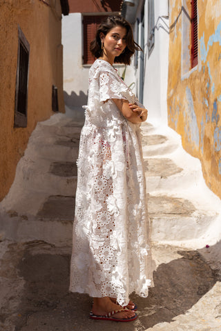karavan clothing fashion spring summer 26 nai special issue collection cameron dress white lace