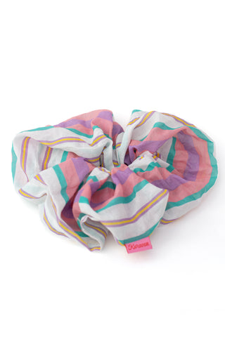 Tribe Scrunchie (Purple White)