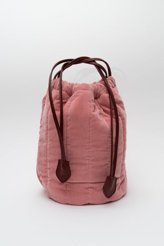 Pink Velvet Bag
