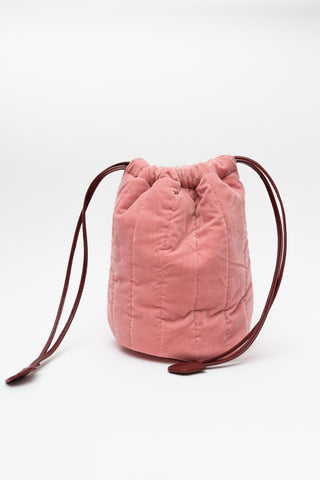Pink Velvet Bag