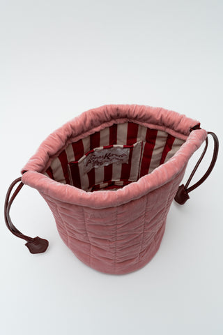 Pink Velvet Bag