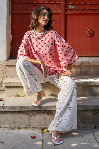 karavan clothing fashion spring summer 26 nai special issue collection juno tee pink red hearts
