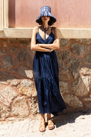 karavan clothing fashion spring summer 26 nai special issue collection ida dress dark blue