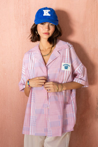 karavan clothing fashion spring summer 26 nai special issue collection zinnia shirt checked red pink