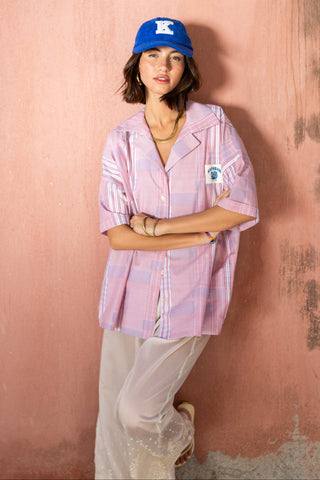 karavan clothing fashion spring summer 26 nai special issue collection zinnia shirt checked red pink