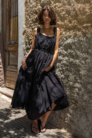 karavan clothing fashion spring summer 26 nai special issue collection laura dress black