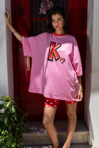 karavan clothing fashion spring summer 26 nai special issue collection juno tee pink k logo