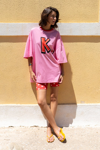 karavan clothing fashion spring summer 26 nai special issue collection juno tee pink k logo