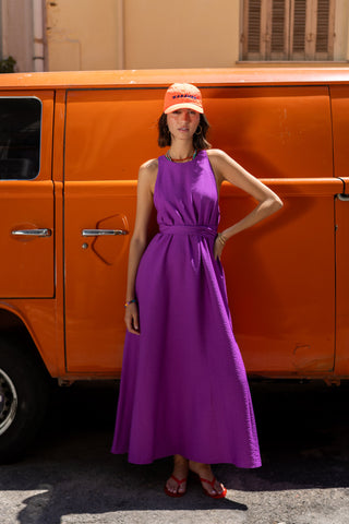 karavan clothing fashion spring summer 26 nai special issue collection cyrus dress purple