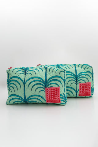 Yves Wash Bag (Palm Mint)