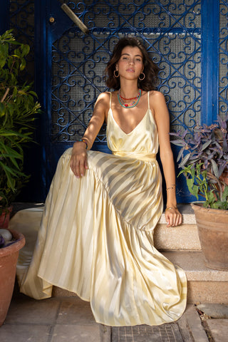 karavan clothing fashion spring summer 26 nai special issue collection ida dress yellow