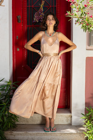 karavan clothing fashion spring summer 26 nai special issue collection ida dress salmon