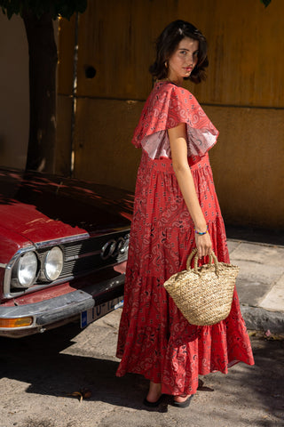karavan clothing fashion spring summer 26 nai special issue collection angel dress bandana red