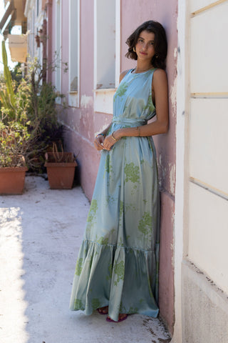 karavan clothing fashion spring summer 26 nai special issue collection selma dress ciel lime floral