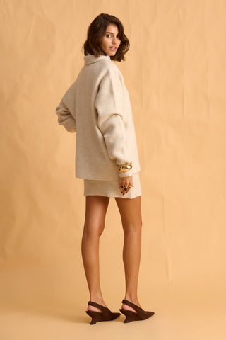 karavan clothing fashion fall winter 25 homecoming krvn collection olsen knitted sweater ivory